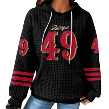 Nfl San Francisco 49ers Waffle Hoodie Faithful 2