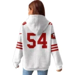 Nfl San Francisco 49ers Waffle Hoodie Fred Warner 1