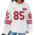 Nfl San Francisco 49ers Waffle Hoodie George Kittle 1