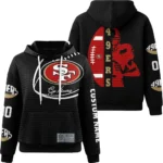 Nfl San Francisco 49ers Waffle Hoodie Go Niners Black 1