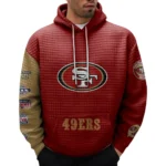 Nfl San Francisco 49ers Waffle Hoodie Nick Bosa 1
