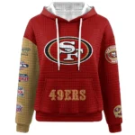 Nfl San Francisco 49ers Waffle Hoodie Nick Bosa 1