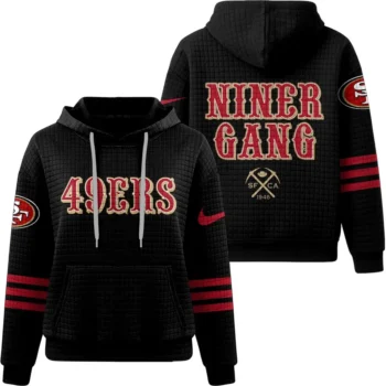 Nfl San Francisco 49ers Waffle Hoodie Niner Gang Team 1