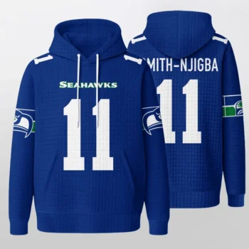Nfl Seattle Seahawks Waffle Hoodie Jaxon Smith Njigba 1