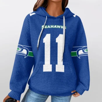 Nfl Seattle Seahawks Waffle Hoodie Jaxon Smith Njigba 2