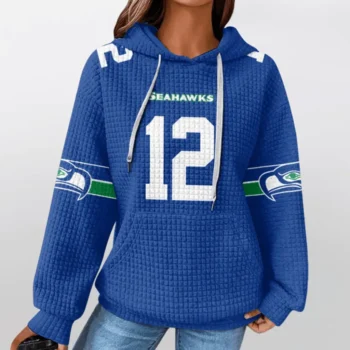 Nfl Seattle Seahawks Waffle Hoodie The 12s 2