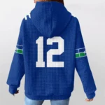 Nfl Seattle Seahawks Waffle Hoodie The 12s 1