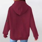 arizona-cardinals-3d-waffle-quarter-no-zip-hoodie-personalized-claw-design-red-latest-model.webp