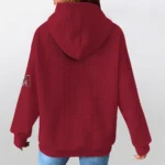 arizona-diamondbacks-3d-waffle-quarter-no-zip-hoodie-customized-claw-design-red-latest-model.webp