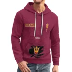 arizona-state-sun-devils-3d-waffle-quarter-no-zip-hoodie-personalized-claw-design-maroon-latest-model.webp