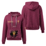arizona-state-sun-devils-3d-waffle-quarter-no-zip-hoodie-personalized-claw-design-maroon-latest-model.webp