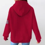arizona-wildcats-3d-waffle-quarter-no-zip-hoodie-custom-claw-design-red-latest-model.webp