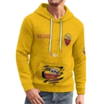 as-roma-3d-waffle-quarter-no-zip-hoodie-customized-claw-design-red-latest-model.webp