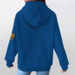 barcelona-3d-waffle-quarter-no-zip-hoodie-customized-claw-design-blue-latest-model.webp