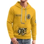 boston-bruins-3d-waffle-quarter-no-zip-hoodie-custom-claw-design-gold-latest-model.webp
