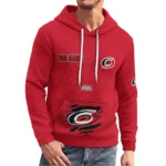 carolina-hurricanes-3d-waffle-quarter-no-zip-hoodie-custom-claw-design-red-latest-model.webp