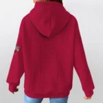 chicago-bulls-3d-waffle-quarter-no-zip-hoodie-personalized-claw-design-red-latest-model.webp