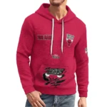 chicago-bulls-3d-waffle-quarter-no-zip-hoodie-personalized-claw-design-red-latest-model.webp