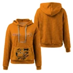 clemson-tigers-3d-waffle-quarter-no-zip-hoodie-custom-claw-design-orange-latest-model.webp