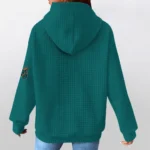 coastal-carolina-chanticleers-3d-waffle-quarter-no-zip-hoodie-customized-claw-design-green-latest-model.webp