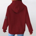 colgate-raiders-3d-waffle-quarter-no-zip-hoodie-personalized-claw-design-maroon-latest-model.webp