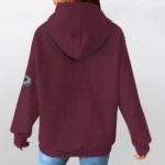 colorado-avalanche-3d-waffle-quarter-no-zip-hoodie-personalized-claw-design-burgundy-latest-model.webp