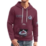 colorado-avalanche-3d-waffle-quarter-no-zip-hoodie-personalized-claw-design-burgundy-latest-model.webp