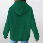 dallas-stars-3d-waffle-quarter-no-zip-hoodie-customized-claw-design-green-latest-model.webp