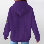 east-carolina-pirates-3d-waffle-quarter-no-zip-hoodie-custom-claw-design-purple-latest-model.webp