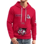 fresno-state-bulldogs-3d-waffle-quarter-no-zip-hoodie-personalized-claw-design-red-latest-model.webp