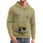 georgia-tech-yellow-jackets-3d-waffle-quarter-no-zip-hoodie-personalized-claw-design-gold-latest-model.webp