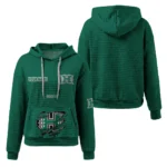 hawaii-rainbow-warriors-3d-waffle-quarter-no-zip-hoodie-personalized-claw-design-green-latest-model.webp