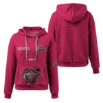 houston-rockets-3d-waffle-quarter-no-zip-hoodie-personalized-claw-design-red-latest-model.webp