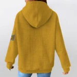 kennesaw-state-owls-3d-waffle-quarter-no-zip-hoodie-custom-claw-design-gold-latest-model.webp