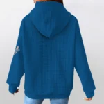 los-angeles-dodgers-3d-waffle-quarter-no-zip-hoodie-personalized-claw-design-blue-latest-model.webp