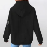 los-angeles-kings-3d-waffle-quarter-no-zip-hoodie-personalized-claw-design-black-latest-model.webp