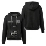 los-angeles-kings-3d-waffle-quarter-no-zip-hoodie-personalized-claw-design-black-latest-model.webp