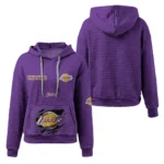 los-angeles-lakers-3d-waffle-quarter-no-zip-hoodie-personalized-claw-design-purple-latest-model.webp