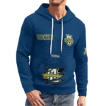 marquette-golden-eagles-3d-waffle-quarter-no-zip-hoodie-customized-claw-design-blue-latest-model.webp