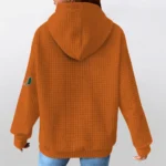miami-hurricanes-3d-waffle-quarter-no-zip-hoodie-custom-claw-design-orange-latest-model.webp