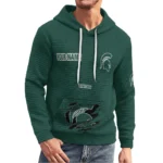 michigan-state-spartans-3d-waffle-quarter-no-zip-hoodie-customized-claw-design-green-latest-model.webp