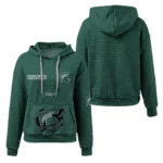 michigan-state-spartans-3d-waffle-quarter-no-zip-hoodie-customized-claw-design-green-latest-model.webp