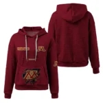 minnesota-golden-gophers-3d-waffle-quarter-no-zip-hoodie-custom-claw-design-maroon-latest-model.webp