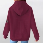 new-mexico-state-aggies-3d-waffle-quarter-no-zip-hoodie-customized-claw-design-crimson-latest-model.webp