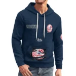 new-york-yankees-3d-waffle-quarter-no-zip-hoodie-customized-claw-design-navy-latest-model.webp
