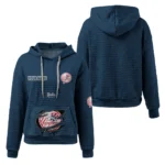 new-york-yankees-3d-waffle-quarter-no-zip-hoodie-customized-claw-design-navy-latest-model.webp
