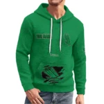 north-texas-mean-green-3d-waffle-quarter-no-zip-hoodie-customized-claw-design-green-latest-model.webp