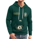 oakland-athletics-3d-waffle-quarter-no-zip-hoodie-personalized-claw-design-green-latest-model.webp