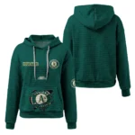 oakland-athletics-3d-waffle-quarter-no-zip-hoodie-personalized-claw-design-green-latest-model.webp