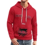 ole-miss-rebels-3d-waffle-quarter-no-zip-hoodie-personalized-claw-design-red-latest-model.webp